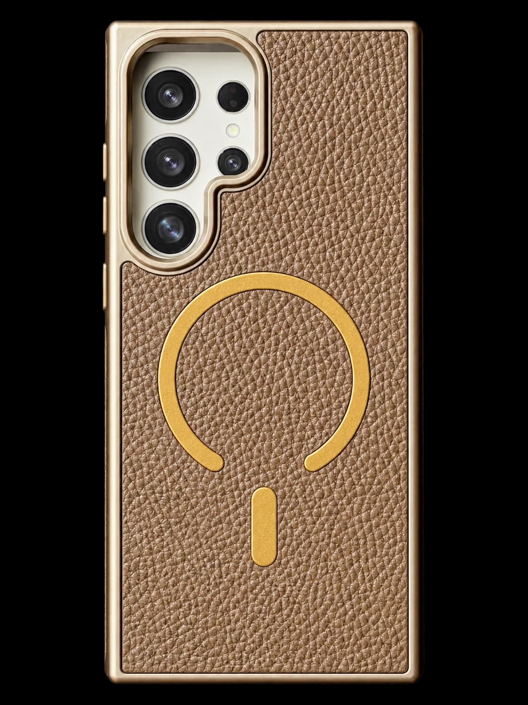 Sand leather phone case