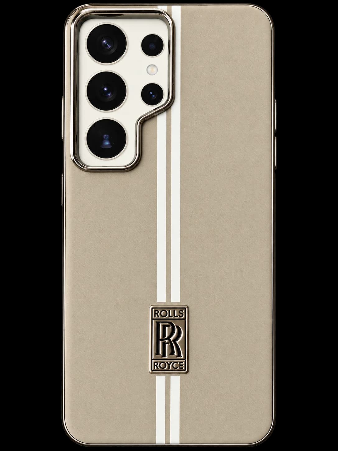 Gold luxury stripe phone case