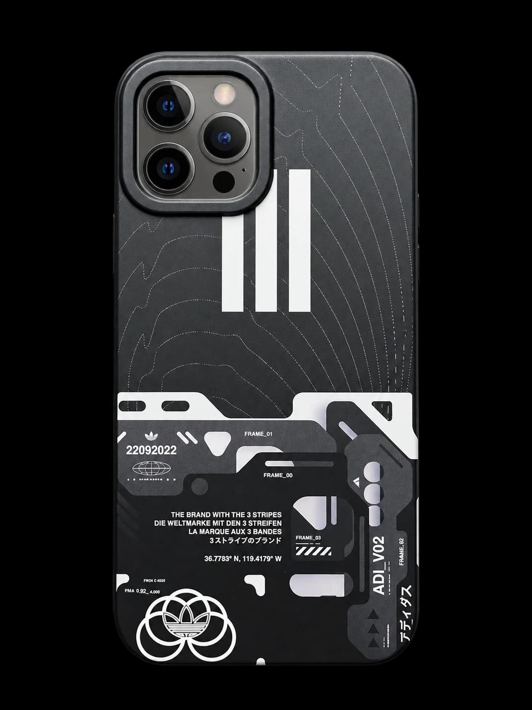 Tech stripe phone case